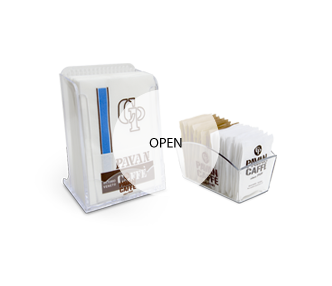 wipes - dispensers - sugar packet holder